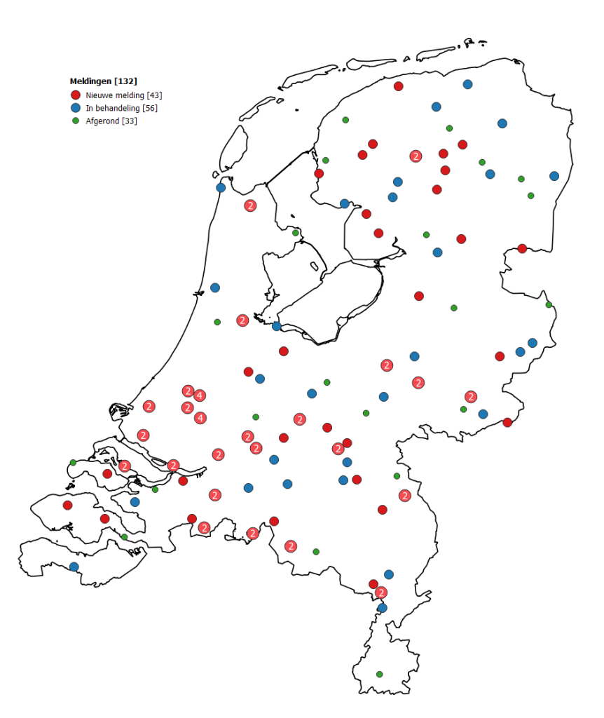 Overzicht openstaande incidenten